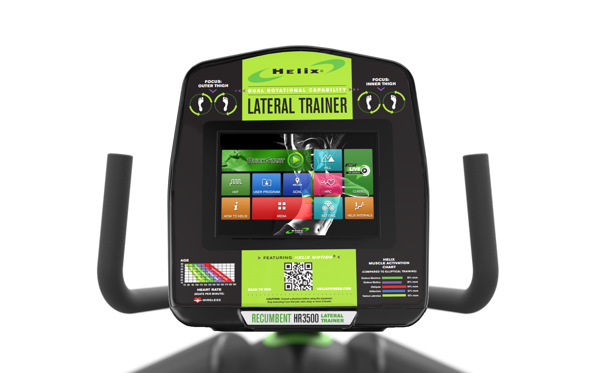 Recumbent Seated Lateral Elliptical (New 2026) – Helix Fitness